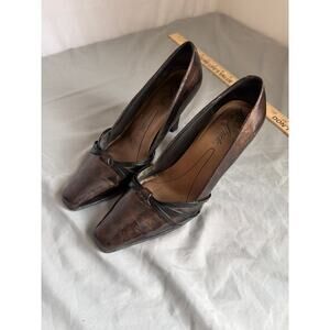 Life Stride Brown Metallic Pumps women's size 7